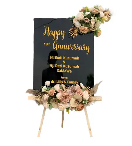 Papan Bunga Akrilik Kayupuring