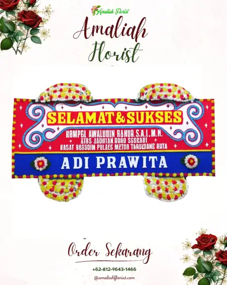 Papan Bunga Ucapan Selamat Kayupuring